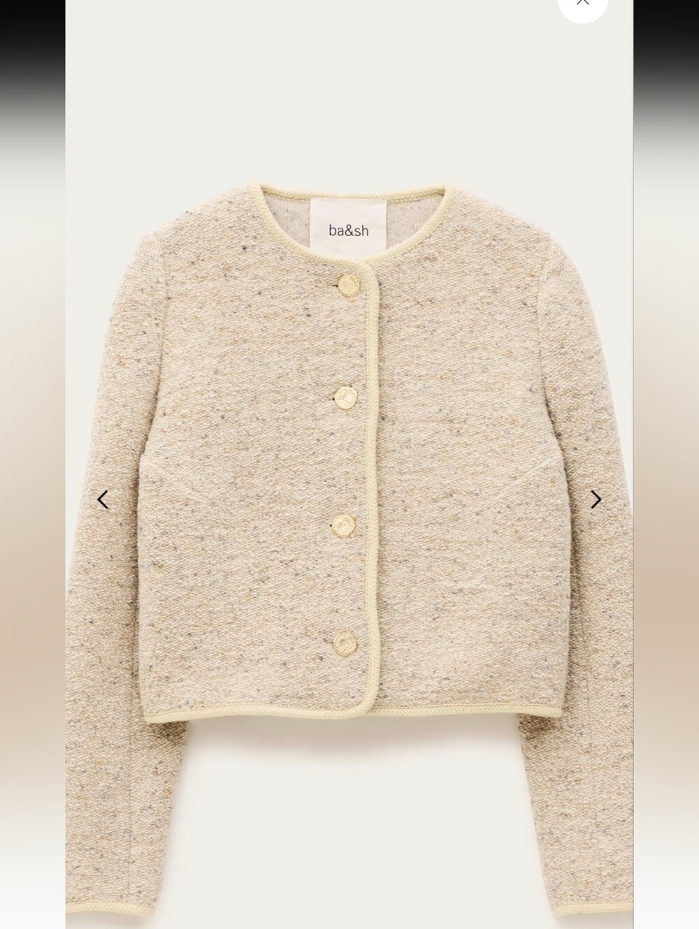 Brand New Ba&sh Cardigan/jacket Size L